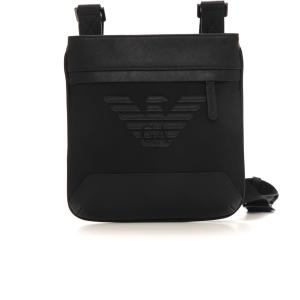Emporio Armani Borsello Nero Poliuretano Uomo