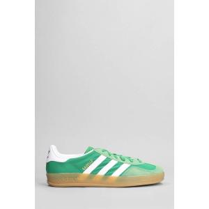 Sneakers Gazelle Indoor in Camoscio e Tessuto Verde