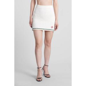 Gonna  in Cotone Bianco