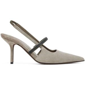 Slingback in suede