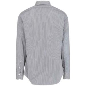 Camicia A Righe Finamore 1925 Grigio Taglia 39 Finamore 1925  Taglia 39