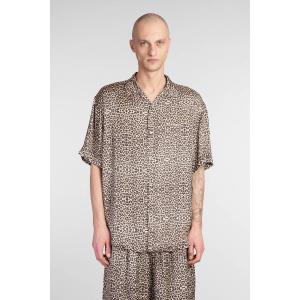 Camicia  in viscosa Animalier