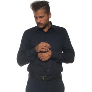 BOSS Camicia classica da uomo Blu Cotone Uomo