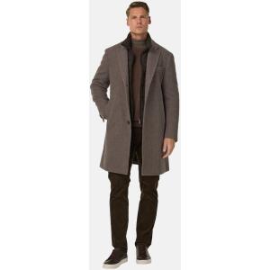 Boggi, Cappotto Con Pettorina In Lana, Donna, Marrone, Taglia: 44