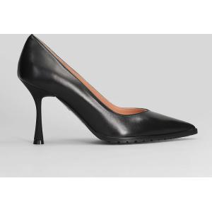 Decollete  in Pelle Nera