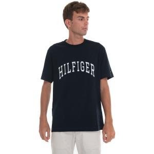 Tommy Hilfiger T-shirt girocollo Blu Cotone Uomo
