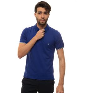 Fay Polo manica corta Bluette Cotone Uomo