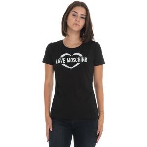 Love Moschino T-shirt Nero Cotone Donna