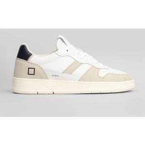 Sneakers Court 2.0 Basic in pelle e camoscio Beige