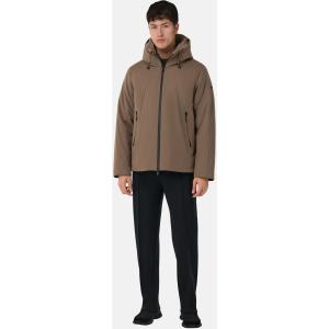 Boggi, Giubbotto Block In Tessuto Tecnico Imbottito, Uomo, Marrone, Taglia: L