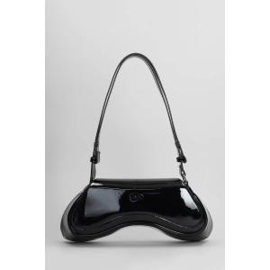 Borsa a spalla Play crossbody in Pelle Nera