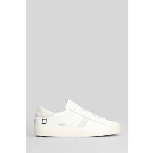 Sneakers Hill Low Calf in Pelle Bianca