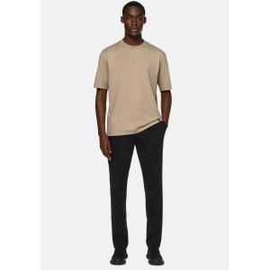 Boggi, T-shirt In Jersey Performante, Uomo, Beige, Taglia: L