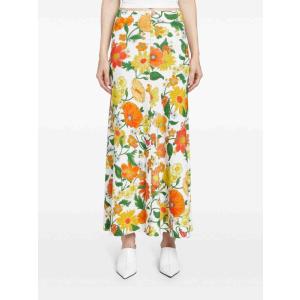 Gonna Longuette Con Stampa Floreale Stella Mccartney Fantasia e Rigato Taglia 38 Stella Mccartney Taglia 38