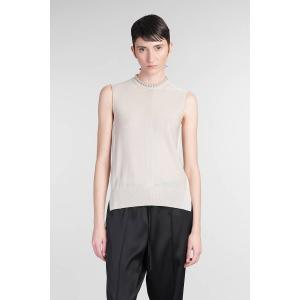 Topwear Cn slvs gilet in viscosa Grigia