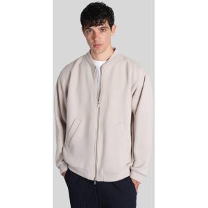 Giacca Bomber Gabier in Lana Grigia
