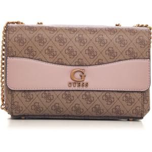 Guess Borsa a tracolla nell Beige-rosa Poliuretano Donna
