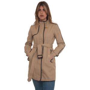 Fay Spolverino con cintura in vita Beige Poliestere Donna