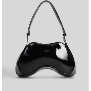 Borsa a spalla Play shoulder in Poliuretano Nero