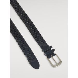 Cintura in pelle intrecciata