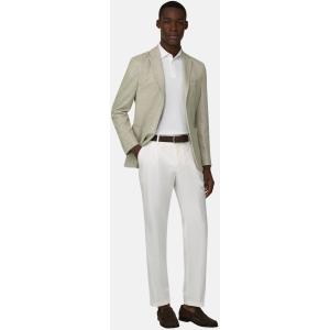 Boggi, Giacca Micro Struttura In Misto Lino E Cotone B Jersey, Uomo, Verde Chiaro, Taglia: 48