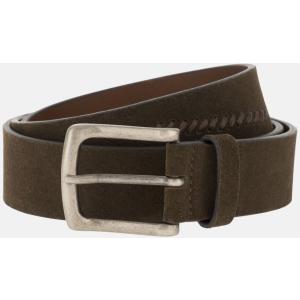 Boggi, Cintura In Pelle Scamosciata, Uomo, Marrone scuro, Taglia: 105