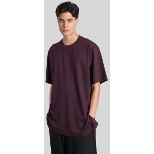 T-Shirt in Lyocell Bordeaux
