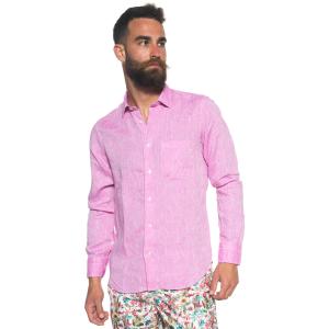 Camicia lino manica lunga