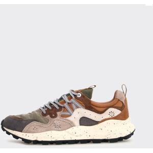 Flower Mountain Sneakers Yamano 3 Suede/Nylon Grey/Onion