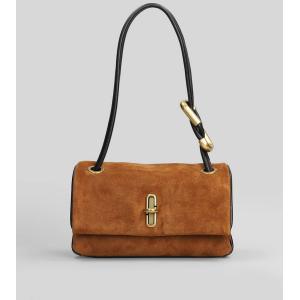 Borsa a spalla The mini dual should in Camoscio Cuoio naturale