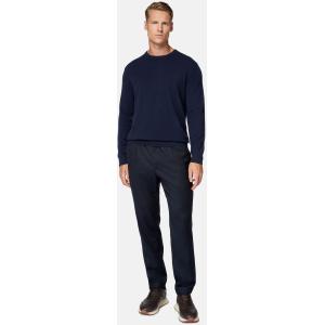Boggi, Maglia Girocollo Navy In Cashmere, Donna, Navy, Taglia: M