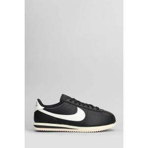 Sneakers Cortez 23 Premium in Pelle Nera