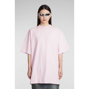 T-Shirt  in Cotone Rosa