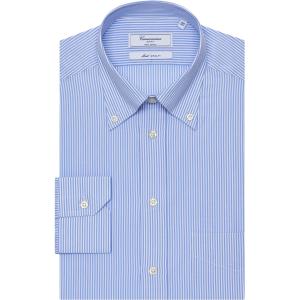 Camicia permanent celeste, slim amalfi button down