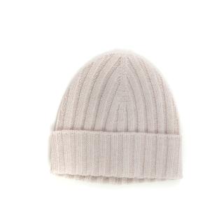 Gran Sasso Cappello a costa inglese Bianco Cachemire Uomo