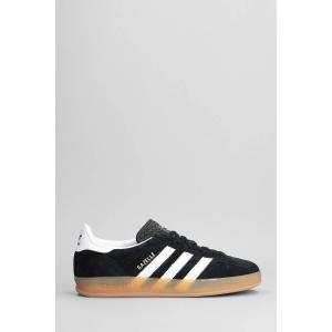 Sneakers Gazelle Indoor in Camoscio Nero