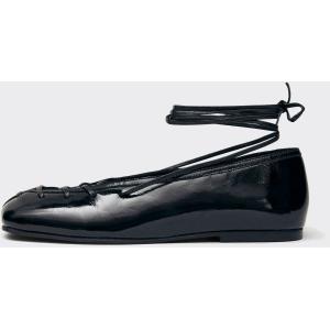 Alohas Ballerina Bumi Onix Leather Black