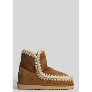 tronchetti tacco basso Eskimo 18 in Camoscio Grigio