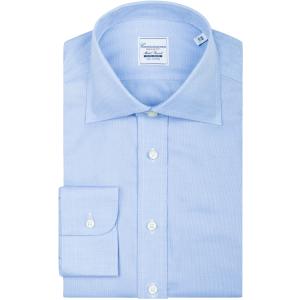 Camicia non iron celeste, regular zurich francese