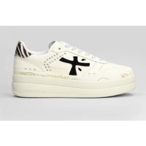 Sneakers Micol in Pelle Beige