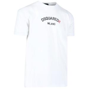 T-shirt E Polo Dsquared2 Bianche Dsquared2 Bianco Taglia S Dsquared2  Taglia S