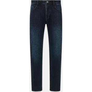 Boggi, Jeans In Denim Elasticizzato Nero, Uomo, Blu Scuro, Taglia: 30