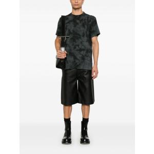 T-shirt In Cotone Con Stampa Alexander Mcqueen Nero Taglia S Alexander Mcqueen  Taglia S