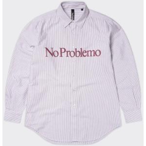 No Problemo Camicia No Problemo Stripe Oxford Rossa
