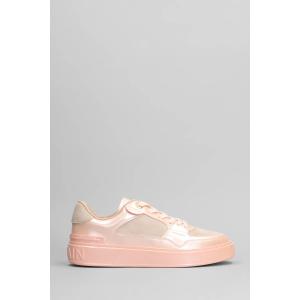 Sneakers B court in pelle e camoscio Rosa