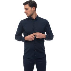 Fay Camicia casual Blu Cotone Uomo