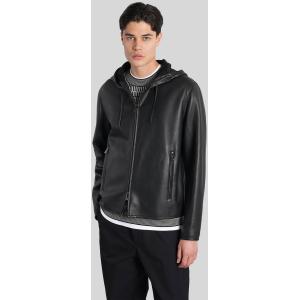 Giacca in Pelle  in Pelle Nera