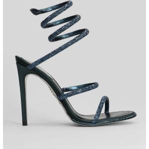 Sandali Cleo in Raso Verde