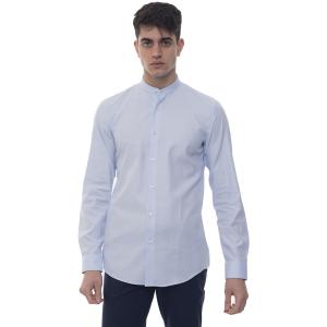 BOSS Camicia casual Jordi   Azzurro Cotone Uomo