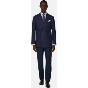 Boggi, Abito Doppiopetto In Misto Lana, Uomo, Navy, Taglia: 56
